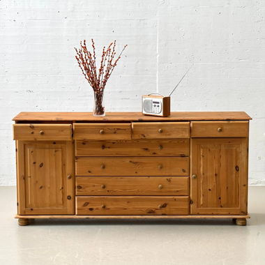 Elegante Credenza in Legno di Pino, Anni '90