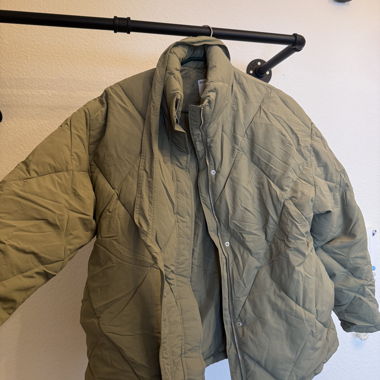 Khaki Quilted Jacket