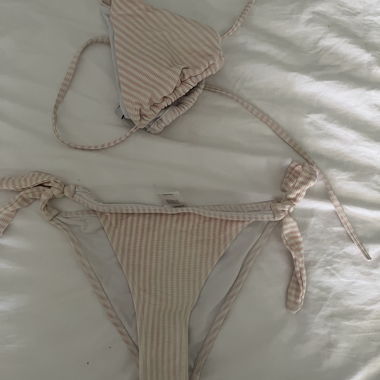 Striped Bikini Set
