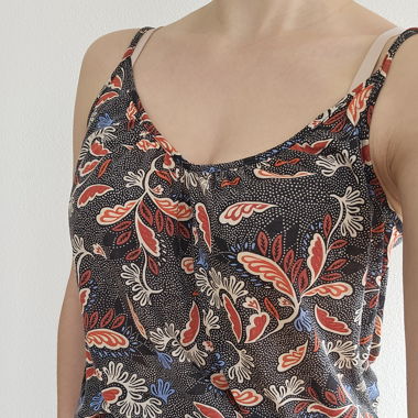  Trägershirt S mehrfarbig gemustert