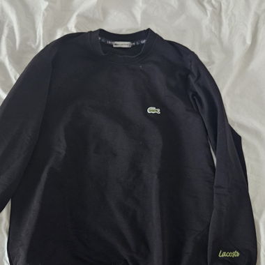 Felpa Lacoste nera