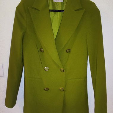Zitronengrüner Blazer