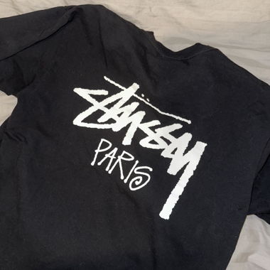 Black Stüssy Paris T-shirt XL