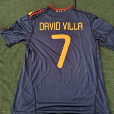 Maillot Espagne David Villa 2010 Taille L
