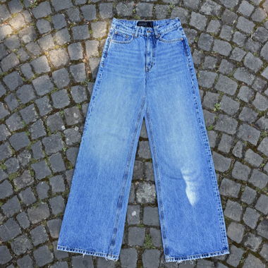 Jeans Drykorn à jambes larges en denim bleu 27/34
