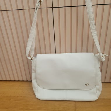 Borsa a tracolla bianca