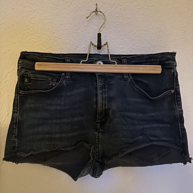 Pantaloncini in jeans blu scuro