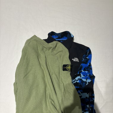 Stone Island Sweatshirt and North Face Jacket