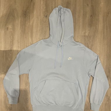sweat à capuche bleu