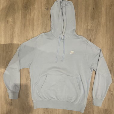 sweat à capuche bleu