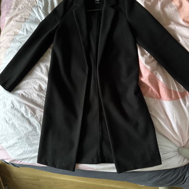 Manteau noir Zara