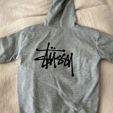 Felpa grigia Stussy