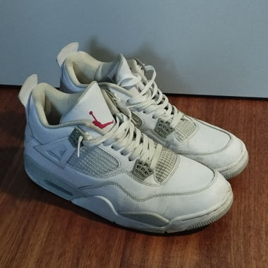 Jordan 4 White Oreo Size 46