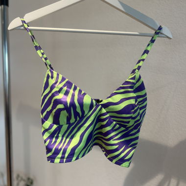 Top bikini Zebra