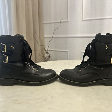 Kurt Geiger Leder-Schnürstiefel Gr. 37