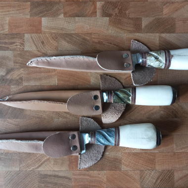 3 coltelli gaucho argentini fatti a mano