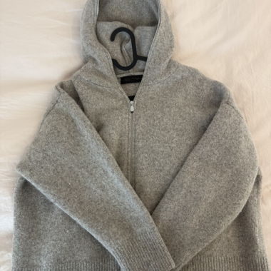 Zara Grey Zip Hoodie
