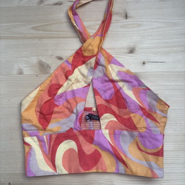 Zara Colorful Halter Top