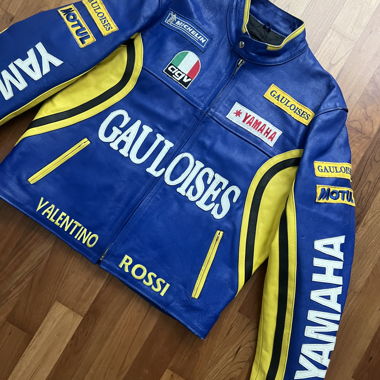 Veste moto en cuir Yamaha VR 46