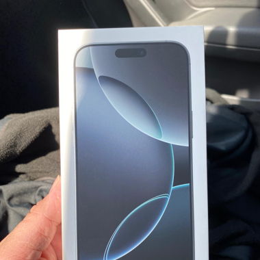 iPhone 16 pro max 256gb weiss titan, ungeöffnet.