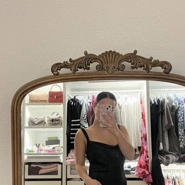 Satin Kleid Grösse S