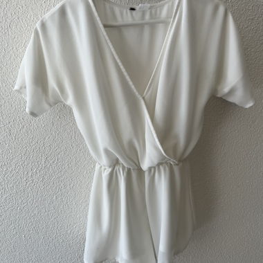Weisser Jumpsuit