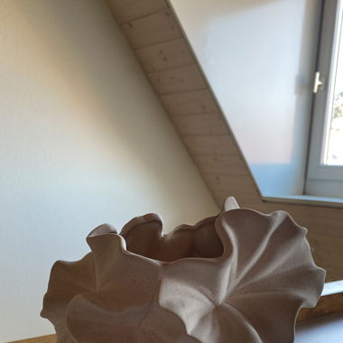 Vase mit Blumendesign