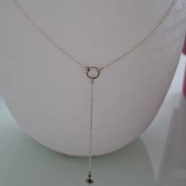 Collier en argent 925 pendentif étoile