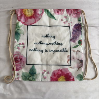 Sac à dos fleurs