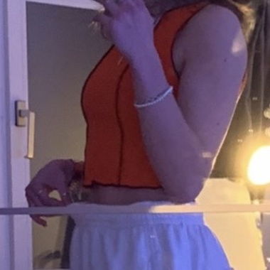 Orange Crop Top