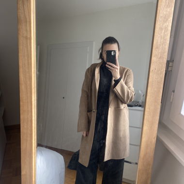 manteau brun