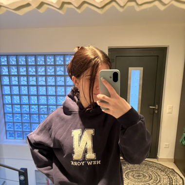 Dark blue hoodie 