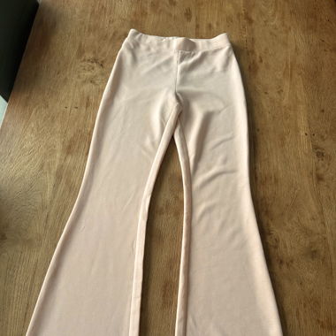 Elegante Mango Stoffhose Rosa XS Schlaghose