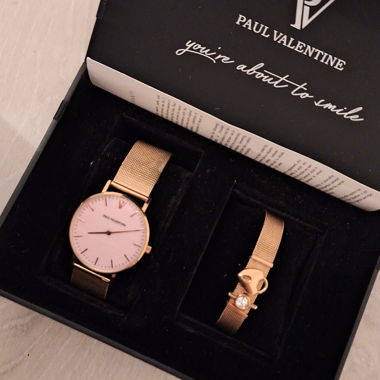 Coffert montre et bracelet paul valentine