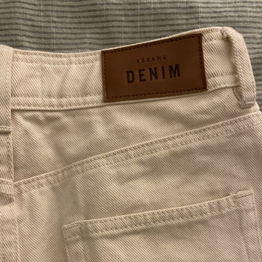 SEZANE LE CROP ECRU