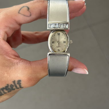 Orologio da polso al quarzo argento