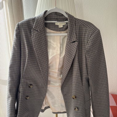 Checkered blazer