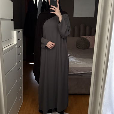 Abaya grise 