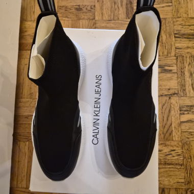 Calvin Klein fabric ankle boots