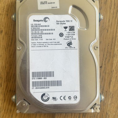 Seagate Barracuda 500GB HDD