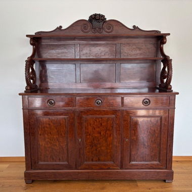 Credenza antica in legno di mogano
