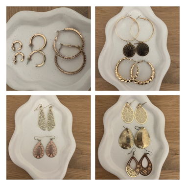Diverse Ohrringe gold