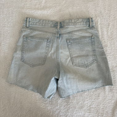 Light blue denim shorts 