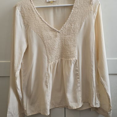 Beige Women’s Blouse Usha