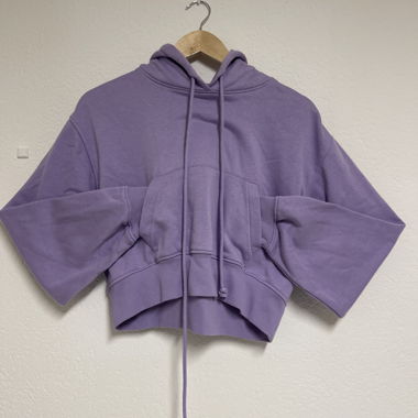 Hoodie lilla Zara – S