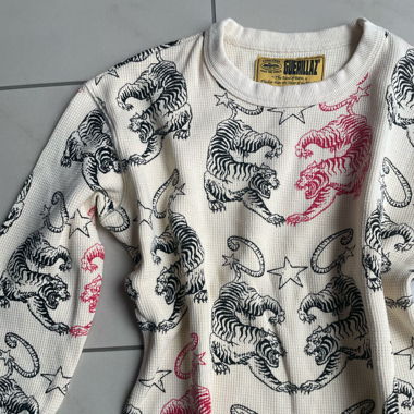 Corteiz Cream Tiger Shirt Streetwear