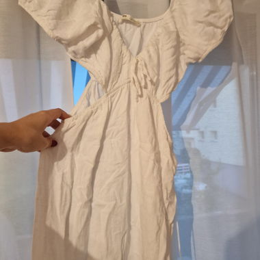 Weisses Cut-out Kleid