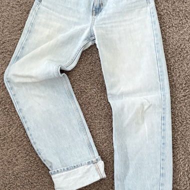 Jeans straight leg azzurri
