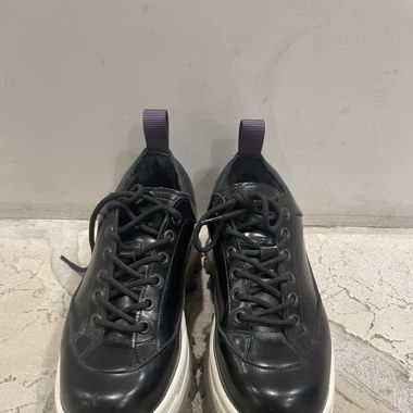 black sneakers