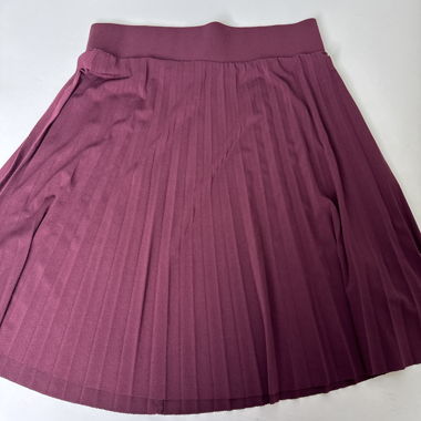 Jupe bordeaux plissée
